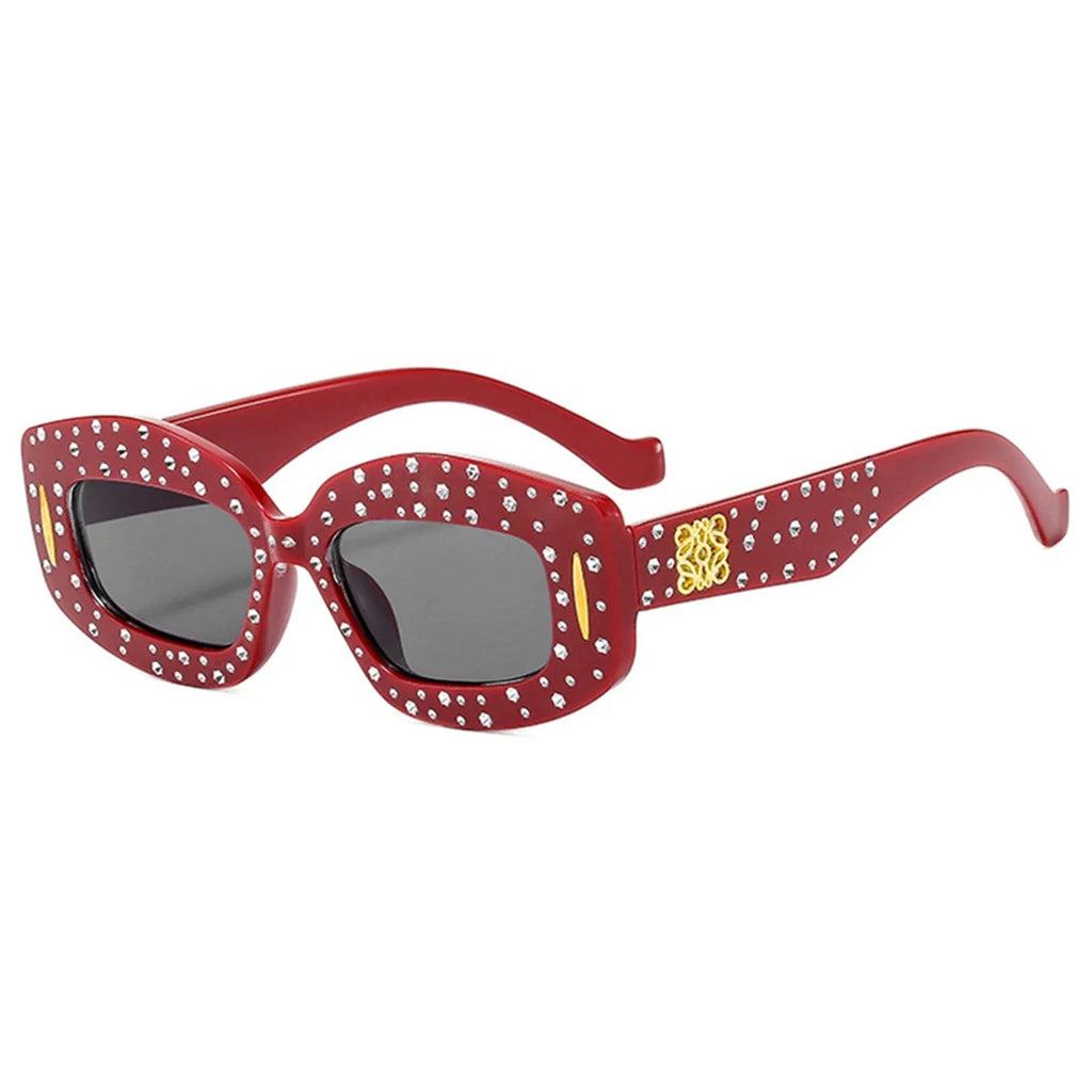 Audacious Diamond Square Sunglasses-4
