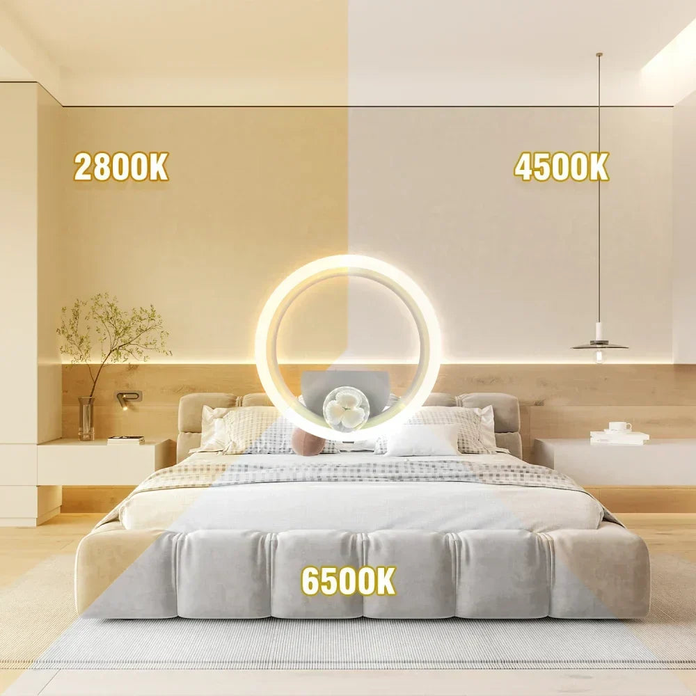 2 pcs Gold Elegance: Modern LED Wall Light for Stylish Home Decor-3