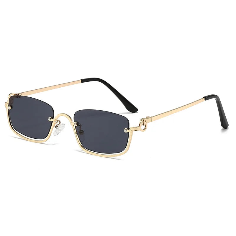 Confident Metal Mini Sunglasses-8