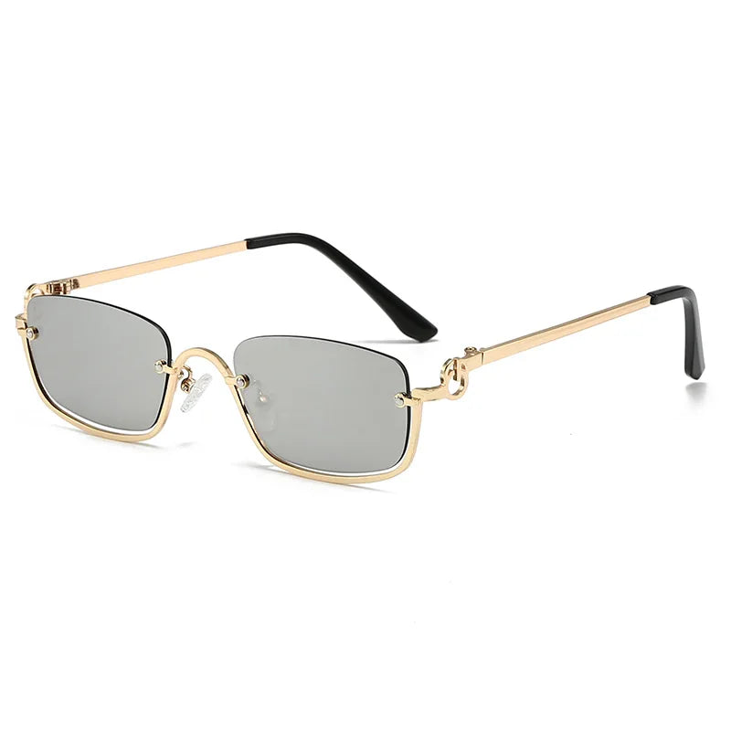 Confident Metal Mini Sunglasses-2