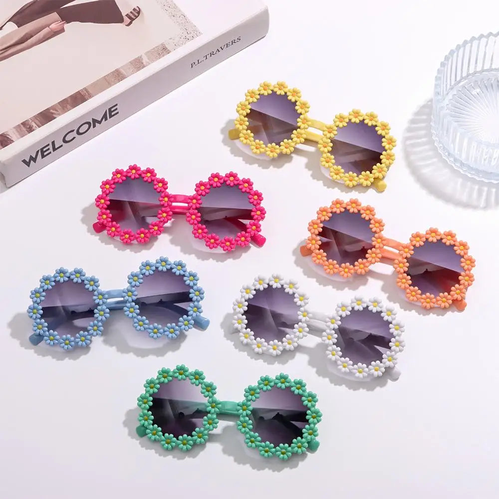 Colored Sunglasses "Flowers"-2