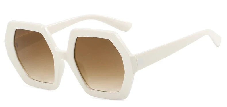 Audacious Irregular Oversized Sunglasses-5