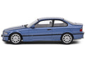 1999 BMW E36 M3 Coupe Estoril Blue Metallic 1/43 Diecast Model Car by Solido-0