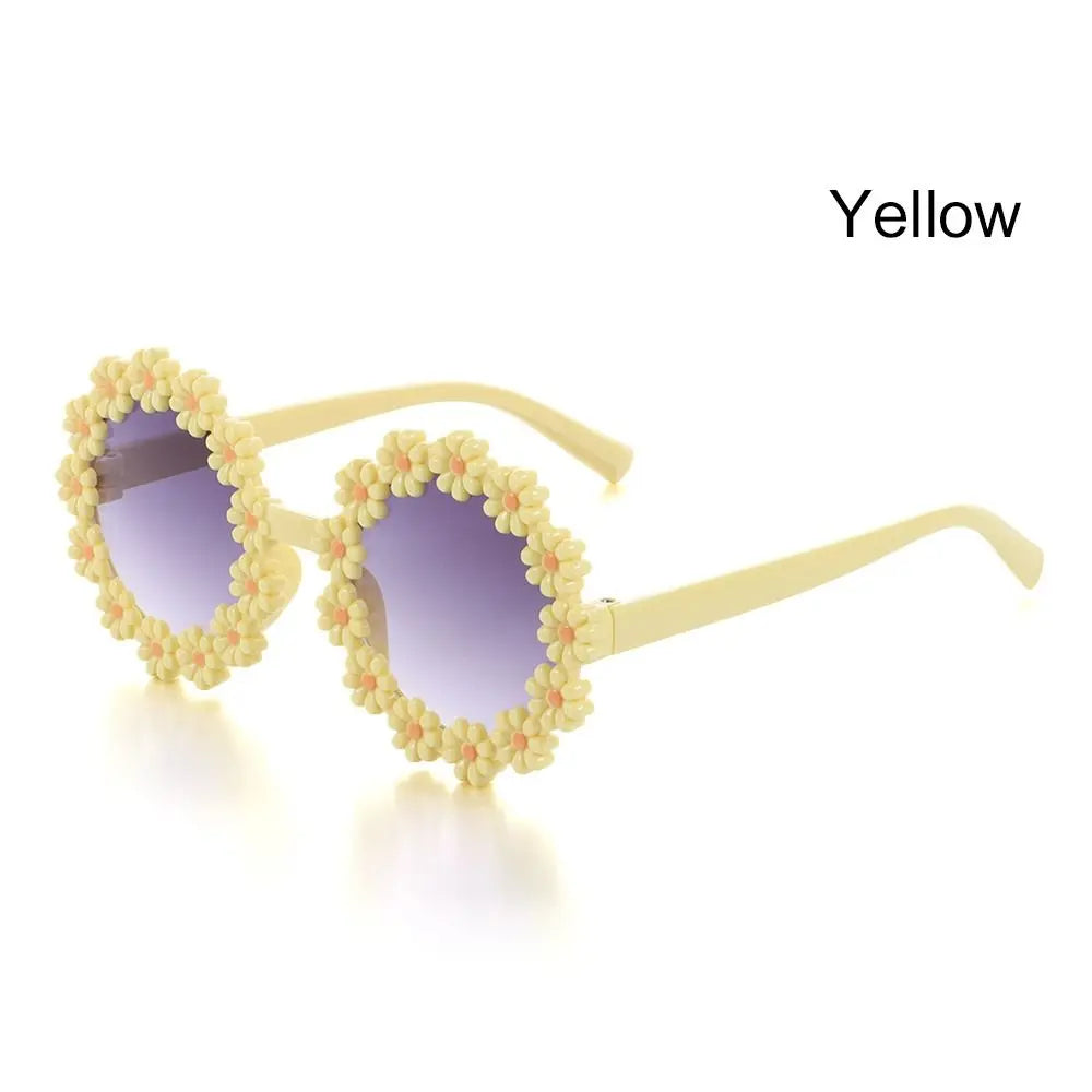 Colored Sunglasses "Flowers"-5