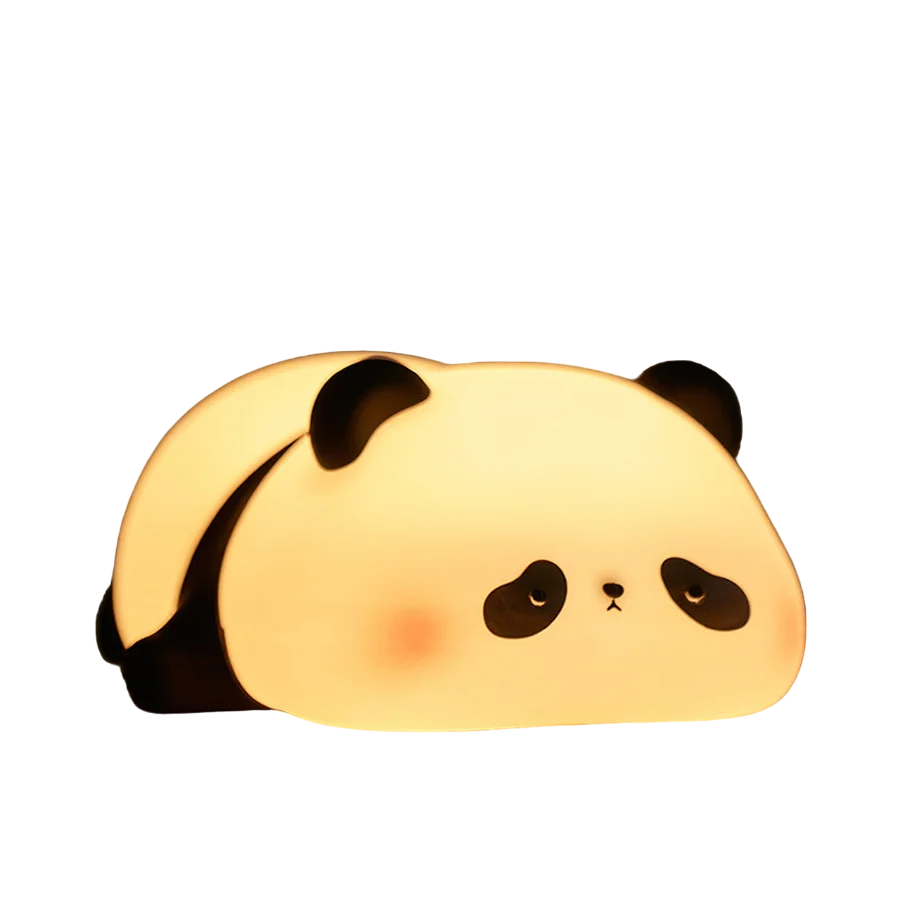 Cute Panda Silicone Night Lamp-0