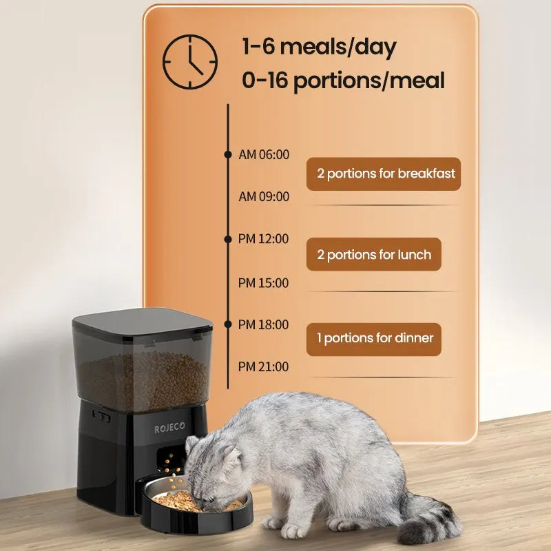 Smart Control Automatic Pet Feeder for Cats and Dogs-1