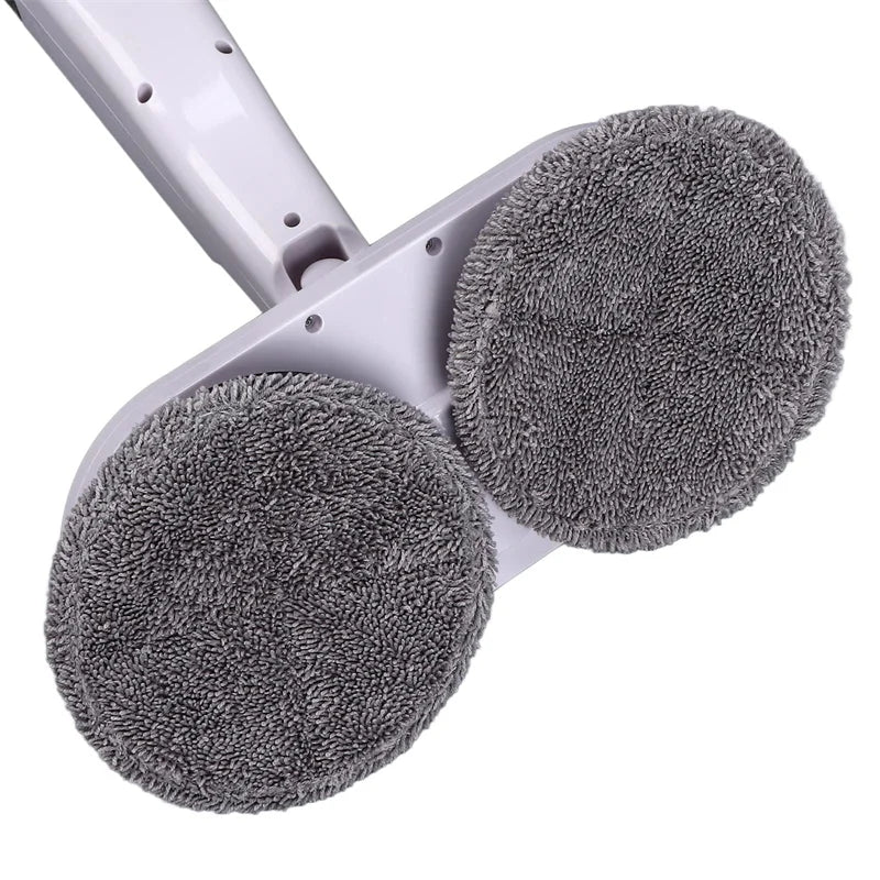 Wireless Electric Spin Mop Cleaner 2-in-1 Wet & Dry Floor Scrubber White-4