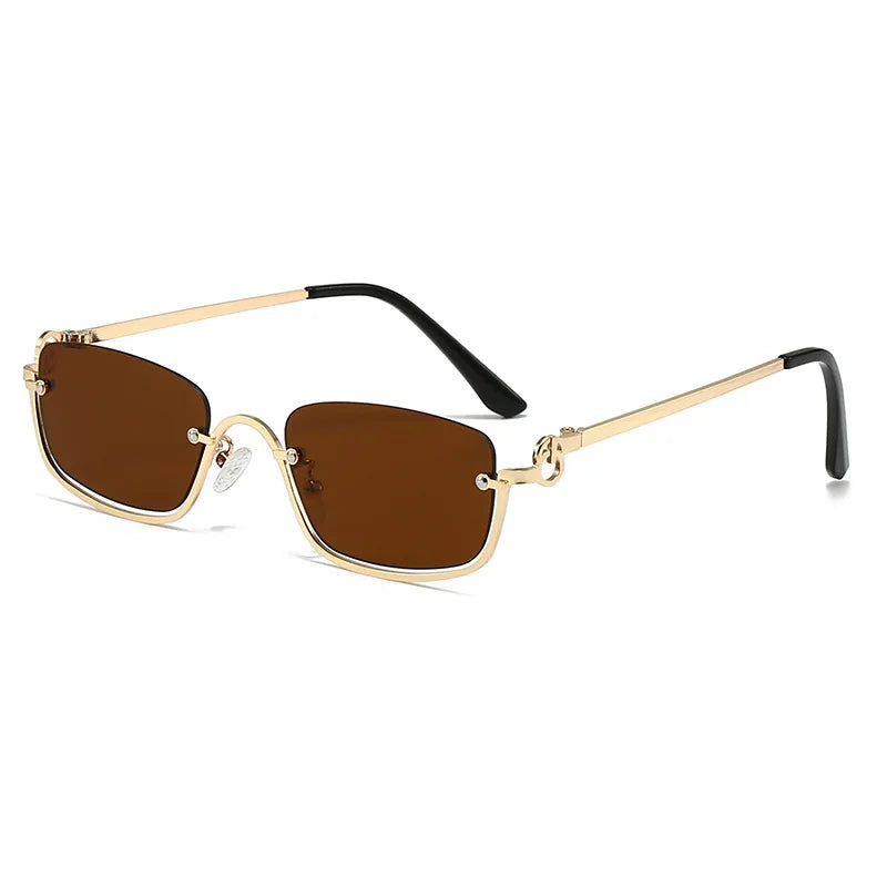 Confident Metal Mini Sunglasses-1