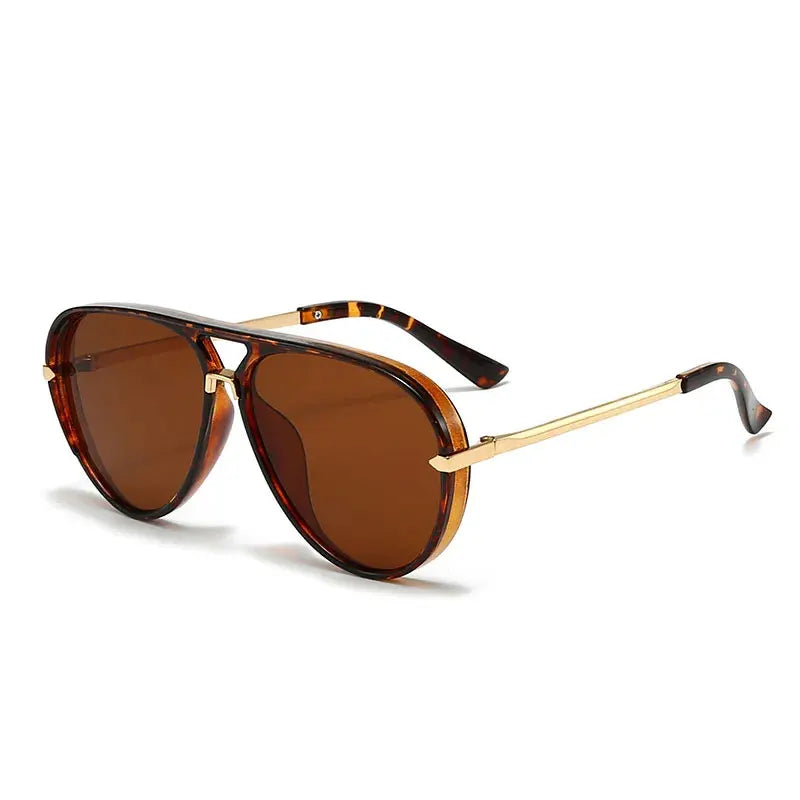 Wanderlust Orange Aviator Sunglasses-6