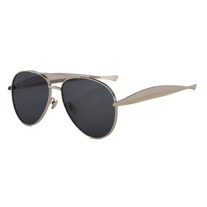 Limitless Gold Pilot Sunglasses-4