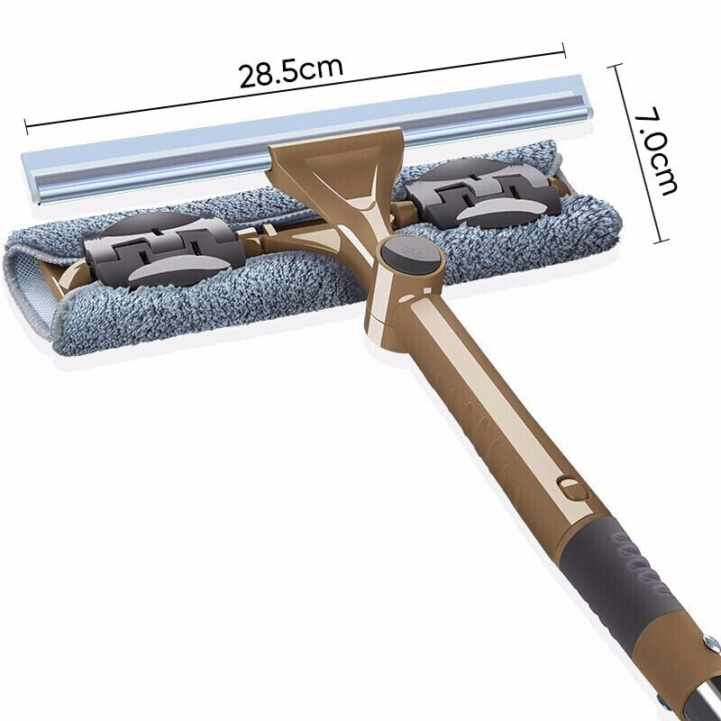 Cleaning Tool Double-sided Telescopic Rod Window Cleaner Mop-2