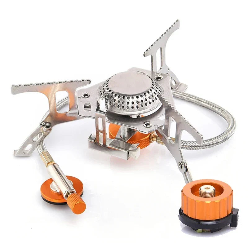 Portable Camping Gas Stove Folding Outdoor Burner (3500W)-0