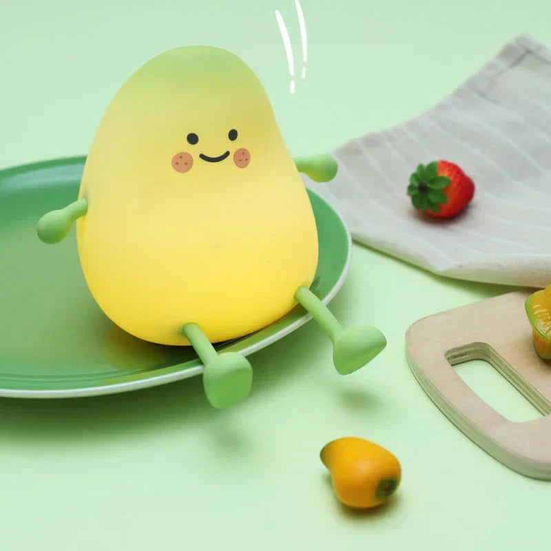 Cute Mango Night Light-2