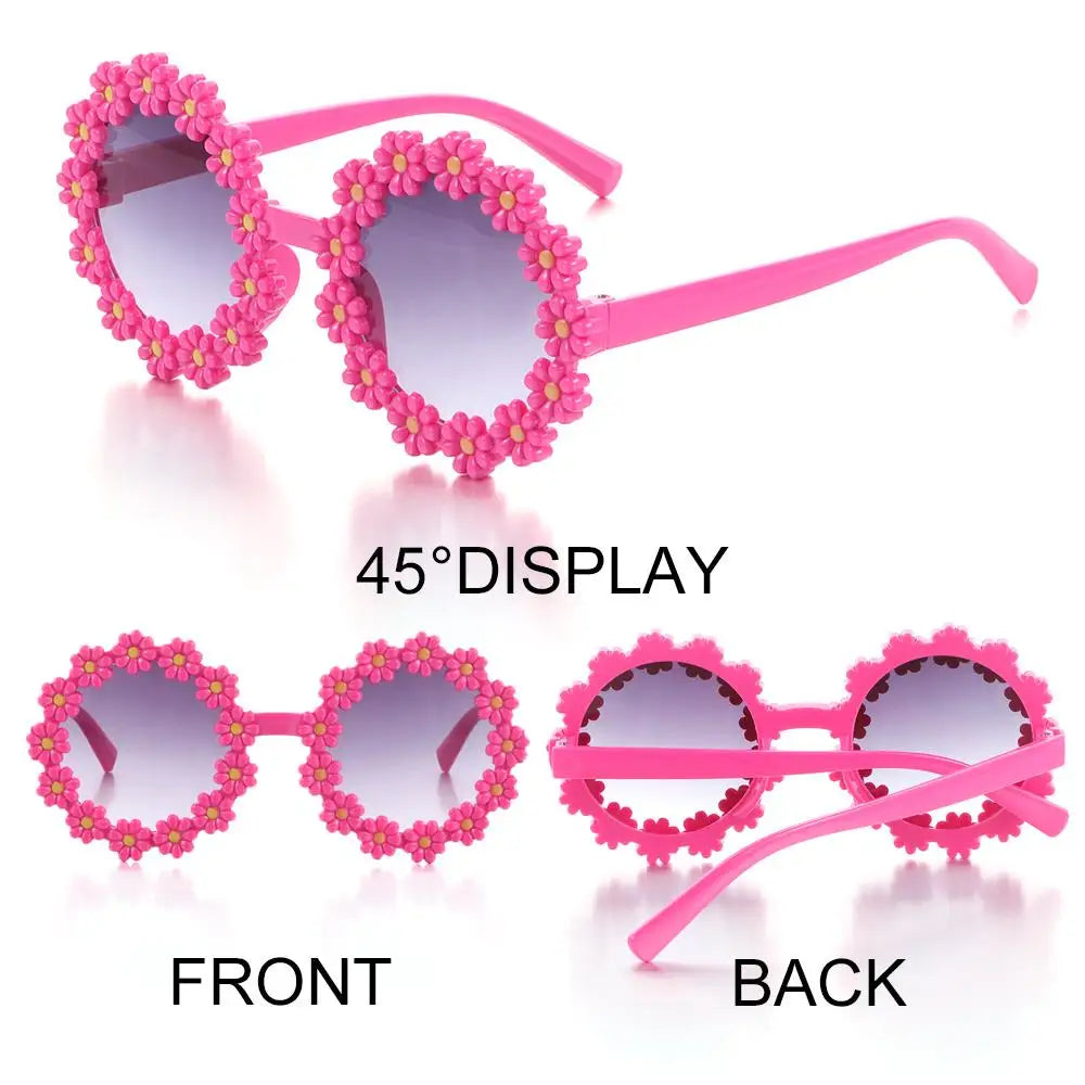 Colored Sunglasses "Flowers"-3