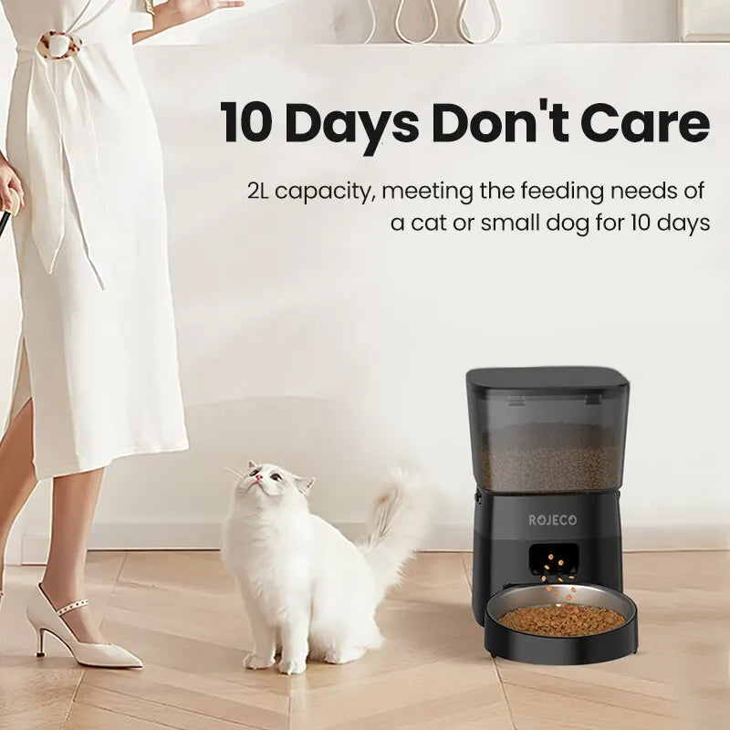 Smart Control Automatic Pet Feeder for Cats and Dogs-3