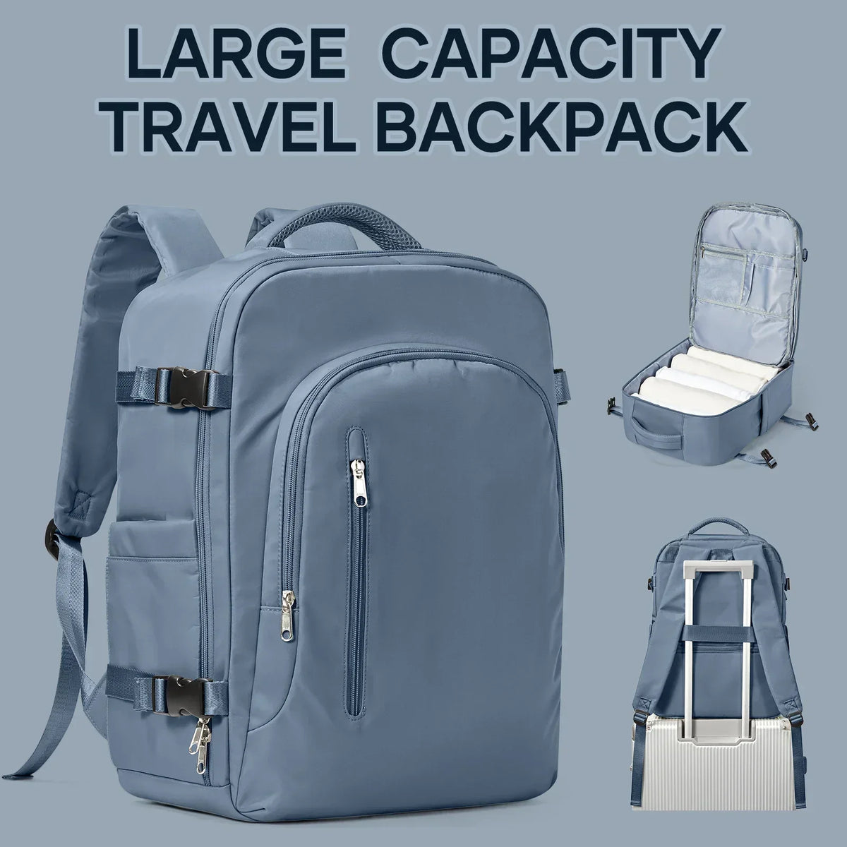 Large Capacity Laptop Backpack for Men and Women-2