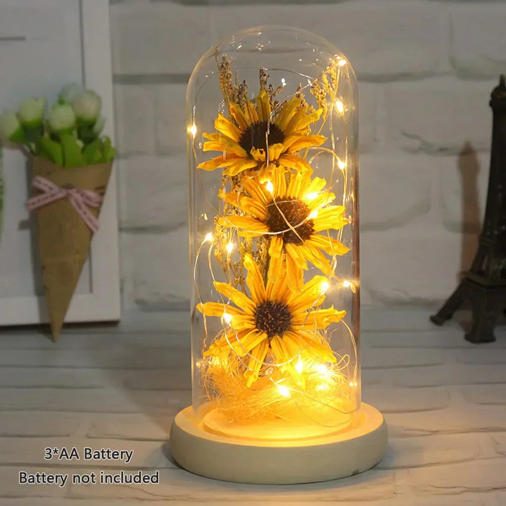 Enchanted Sunflower Lamp-1
