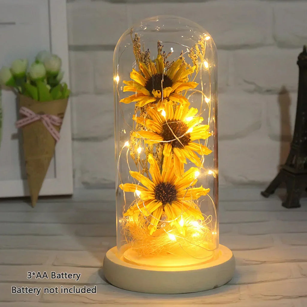 Enchanted Sunflower Lamp-1