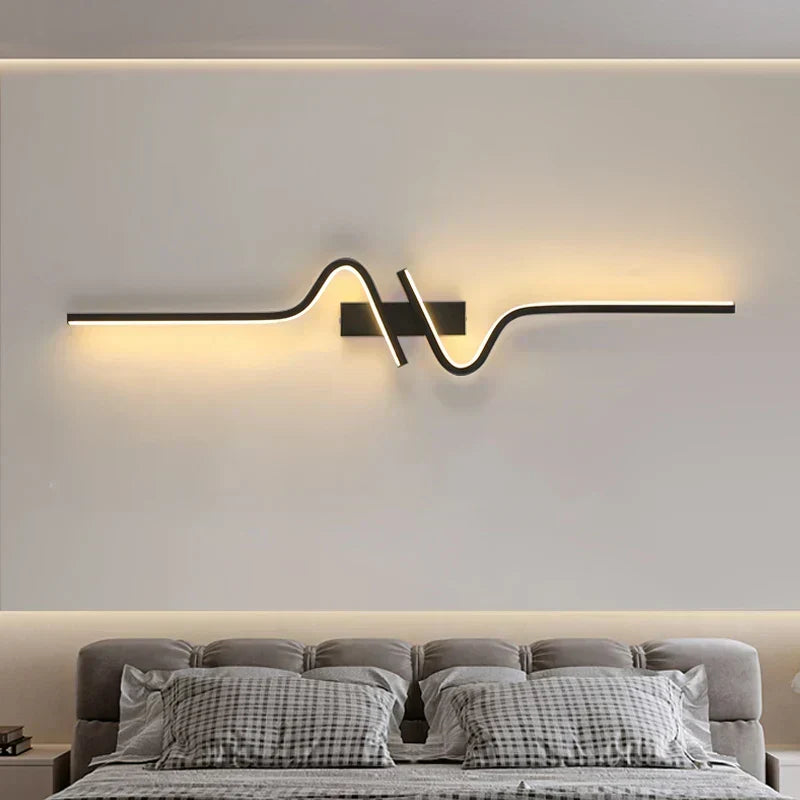Modern LED Wall Lamp: Sleek Nordic Design for Stylish Indoor Lighting-4