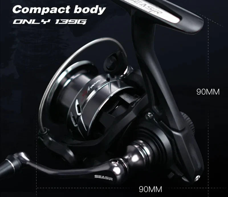 Stream 1000 Spinning Reel Carbon Drag Washers Black-3