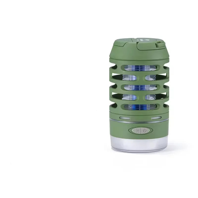 Rechargeable Camping Electric Shock Lamp Green-0