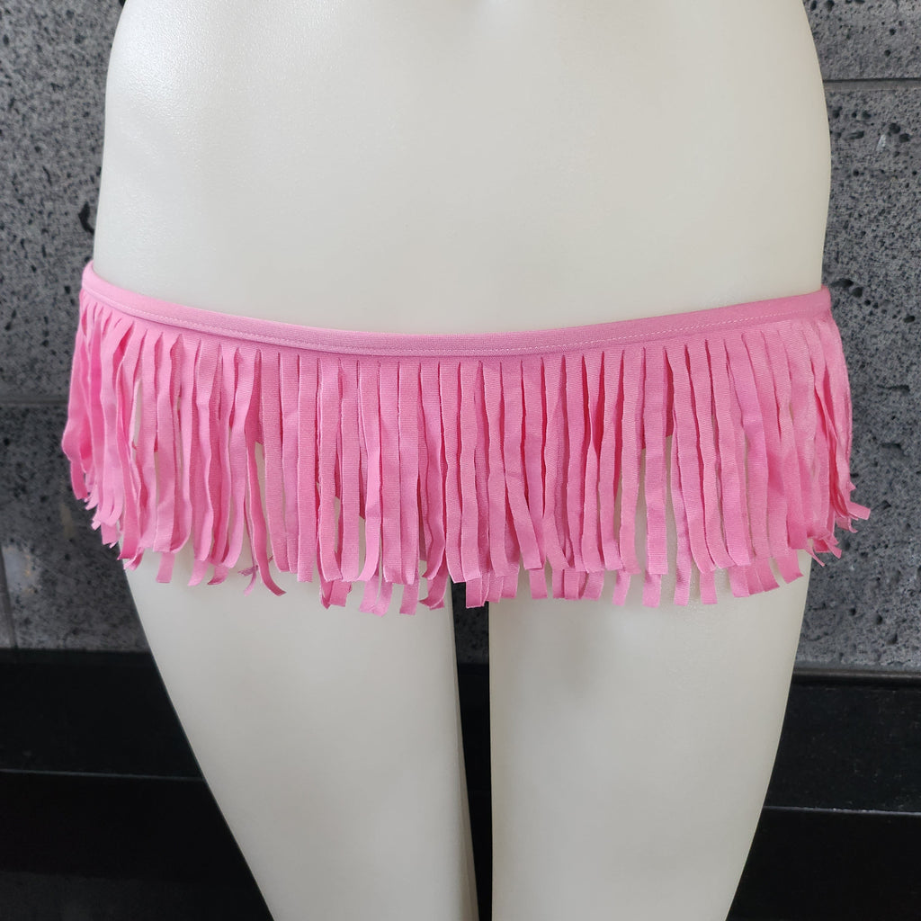 Loco Boutique Solid Double Fringe Double Fringe Bottom