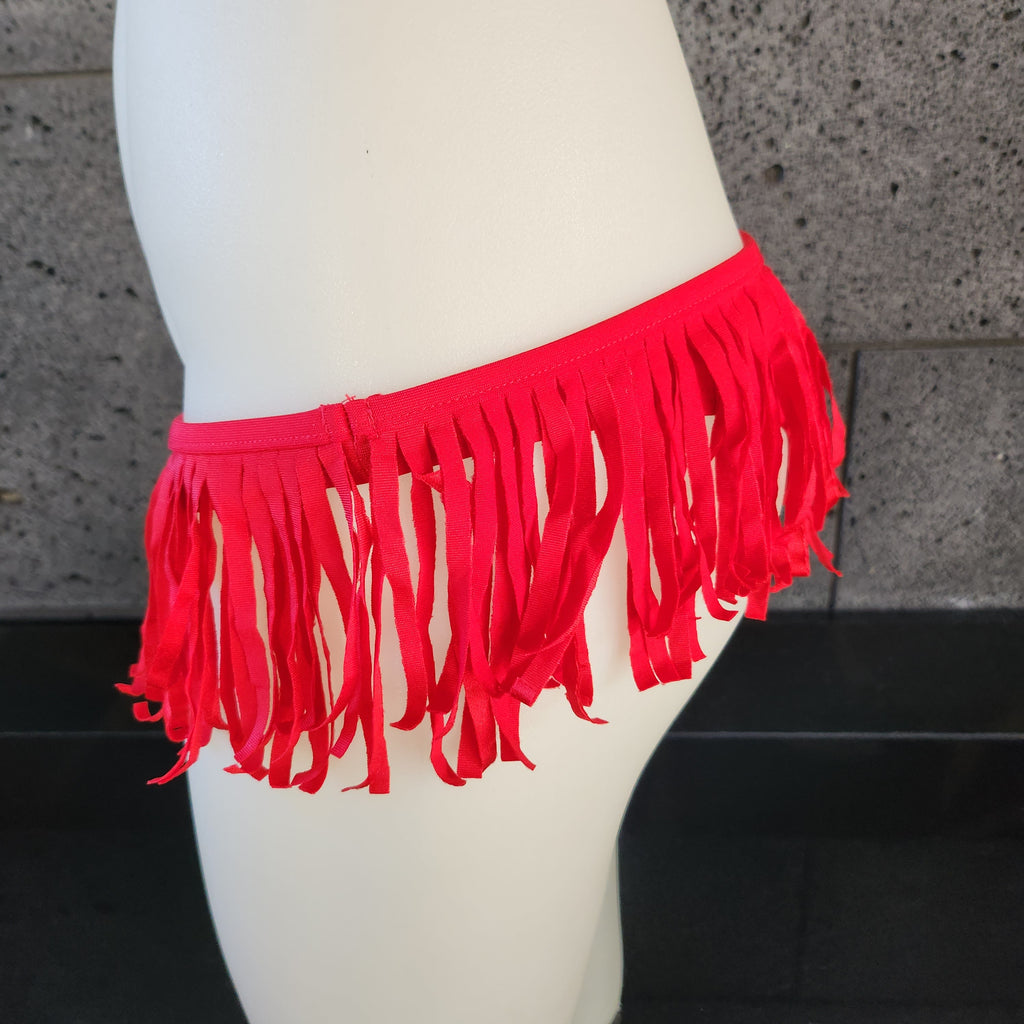Loco Boutique Solid Double Fringe Double Fringe Bottom