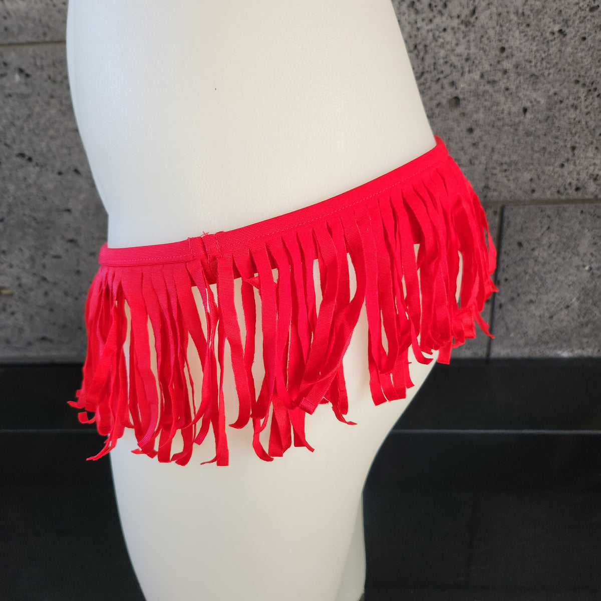 Loco Boutique Solid Double Fringe Double Fringe Bottom