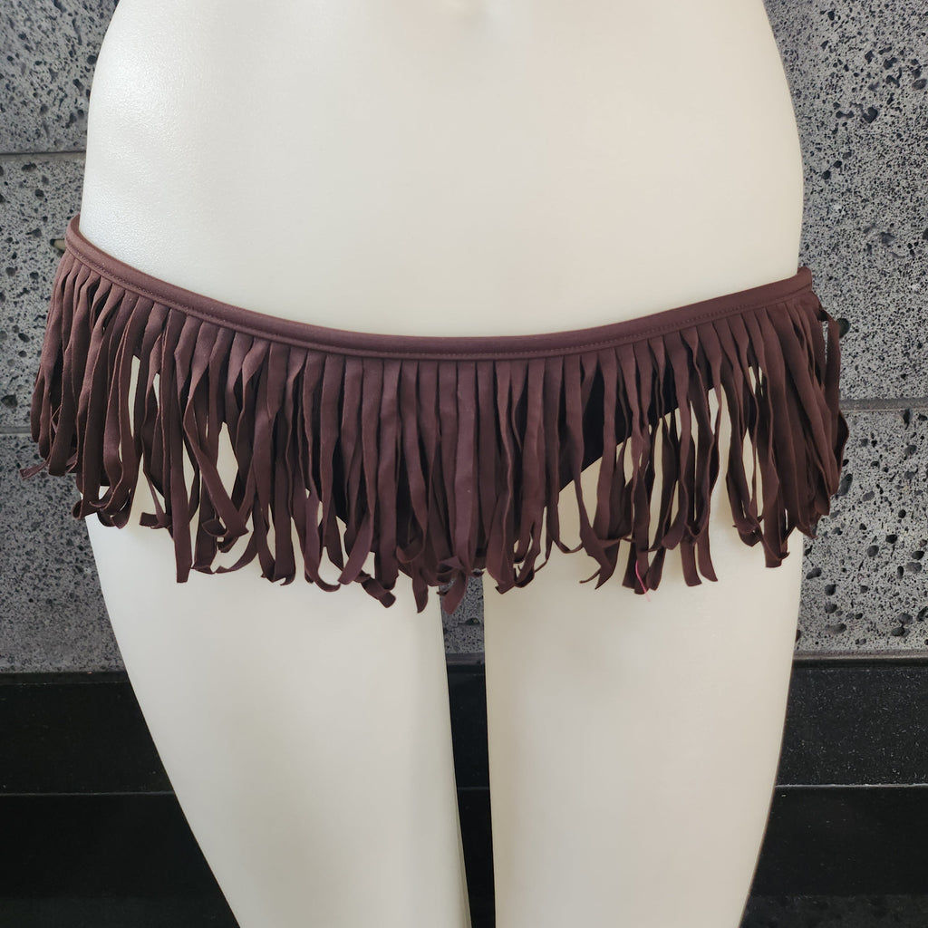 Loco Boutique Solid Double Fringe Double Fringe Bottom