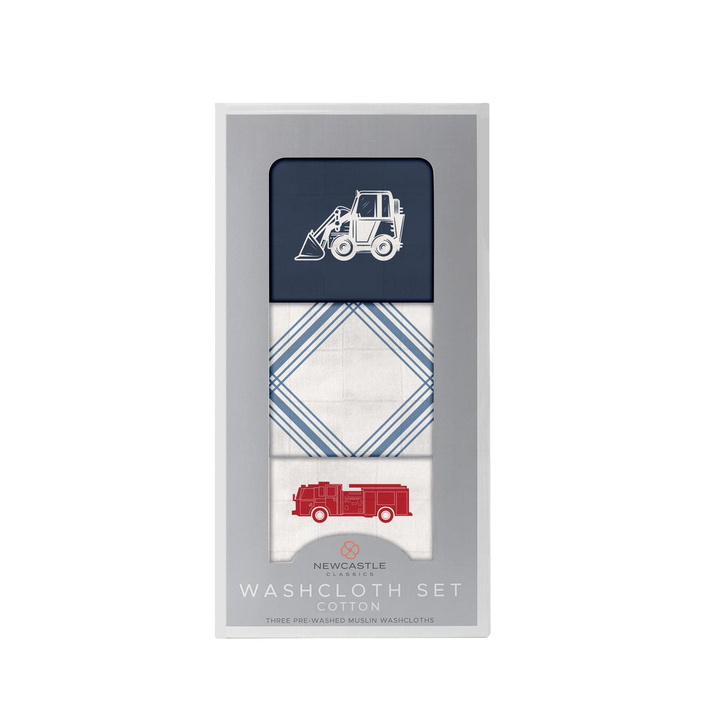 Things That Go Washcloth Set 3PK-0