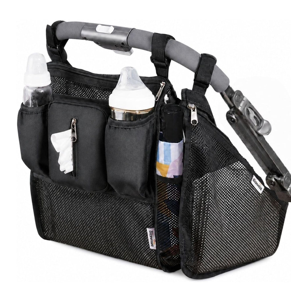 Mesh Stroller Organizer 2 Piece Set-0
