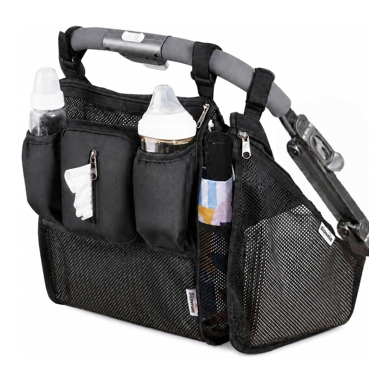 Mesh Stroller Organizer 2 Piece Set-0