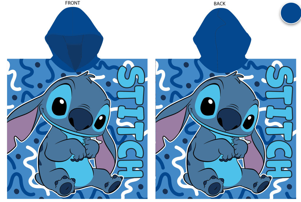 Disney Stitch OHANA VIBES törölköző poncsó 50x100 cm (Fast Dry)