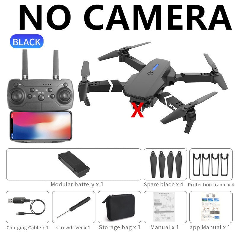 2021 NEW Drone 4k profession HD Wide Angle Camera 1080P WiFi fpv Drone Dual Camera Height Keep Drones Camera Helicopter Toys-2