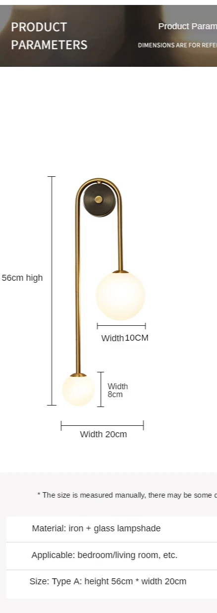 Modern Gold LED Wall Lamp: Illuminate Your Bedroom and Living Spaces with Style-4