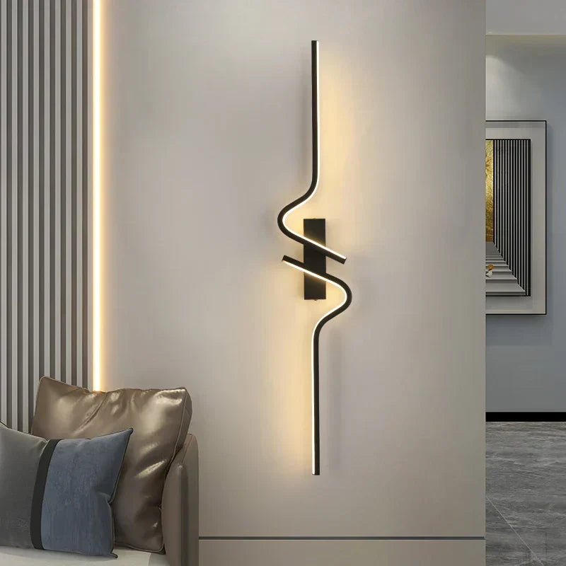 Modern LED Wall Lamp: Sleek Nordic Design for Stylish Indoor Lighting-1
