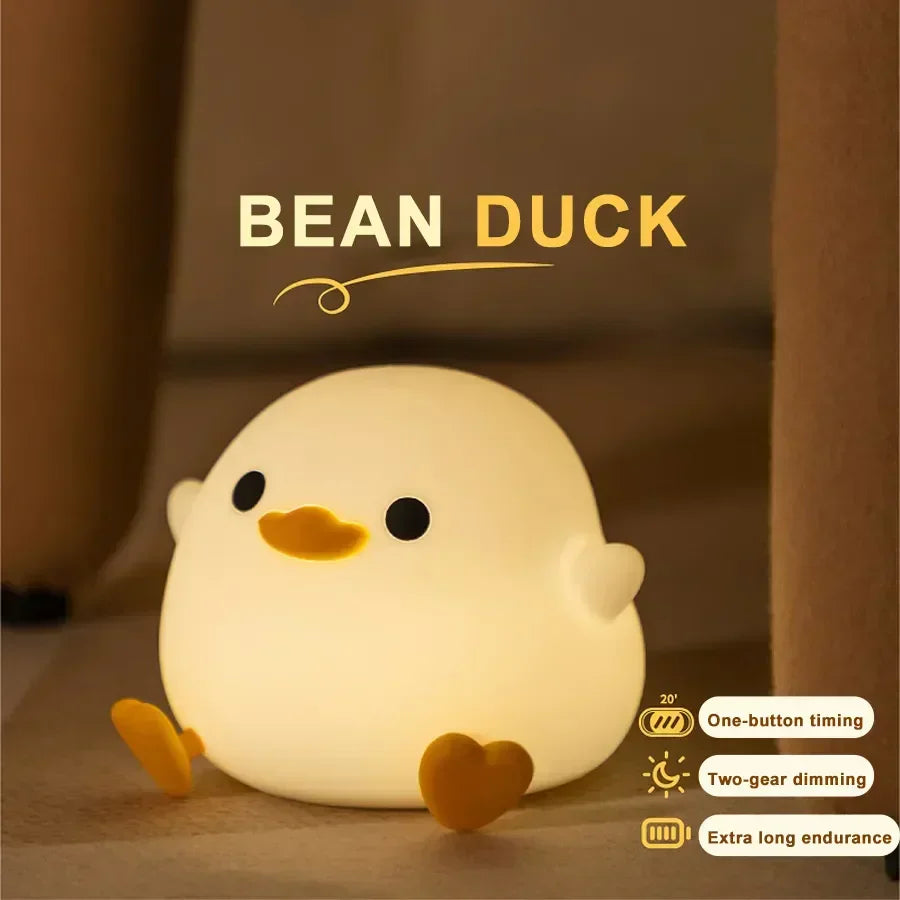 LED Night light Cute duck-2