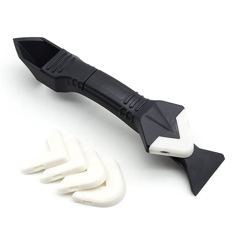 Caulking Tool Glass Glue Angle Scraper-0