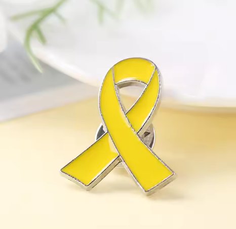 ''Bring Them Home NOW'' Yellow Ribbon Hostage Pin-1