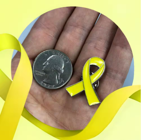 ''Bring Them Home NOW'' Yellow Ribbon Hostage Pin-4