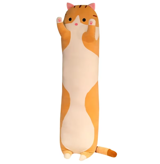 Cute Cat Plush Toy Sleeping Animal Doll-0