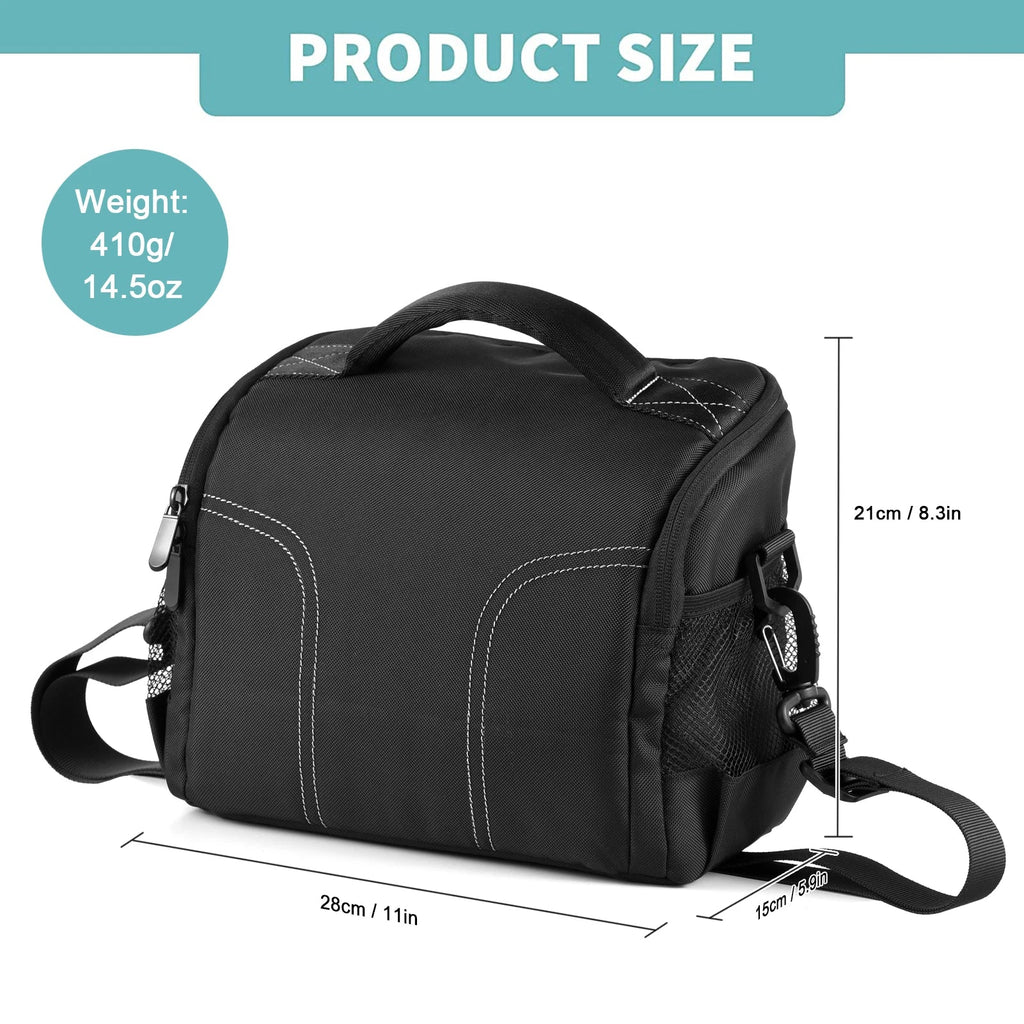 Camera Shoulder Bag Travel Case Black-1
