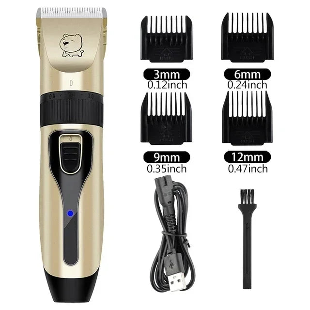 Dog Professional Hair Clipper Electrical Grooming Trimmer for Pets USB Rechargeable Cat Shaver Animals Haircut Machine-5