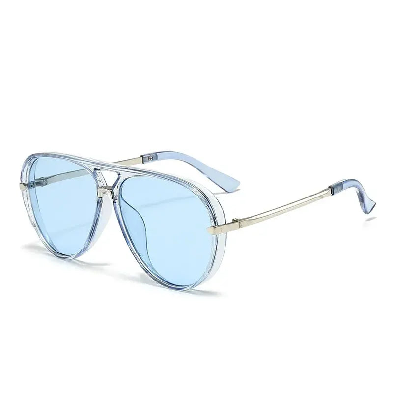 Wanderlust Orange Aviator Sunglasses-4