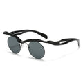 Daring Rimless Round Sunglasses-1