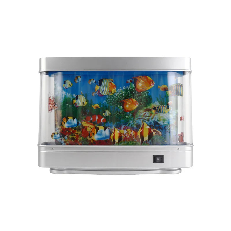 Ocean Motion LED Fish Tank Night Light– EU Plug (Adapter Required for AU Use)-0