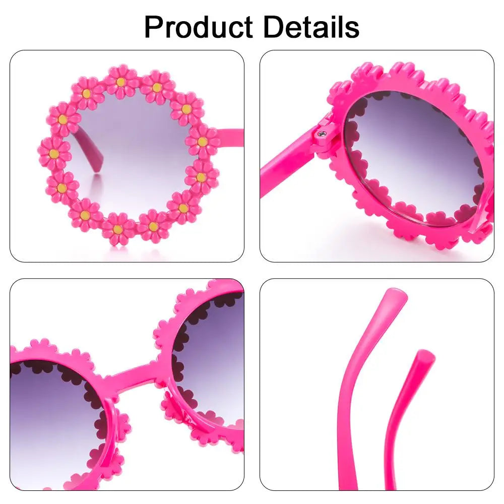 Colored Sunglasses "Flowers"-4