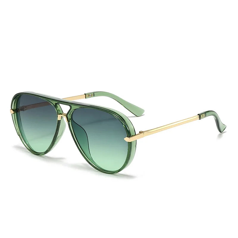Wanderlust Orange Aviator Sunglasses-2