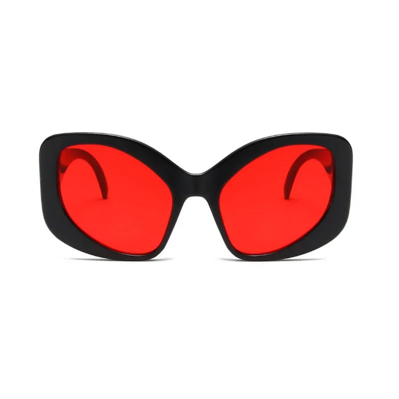 Daring Oversized Plastic Sunglasses-1