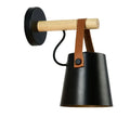 Nordic Modern Wooden Wall Lamp-0